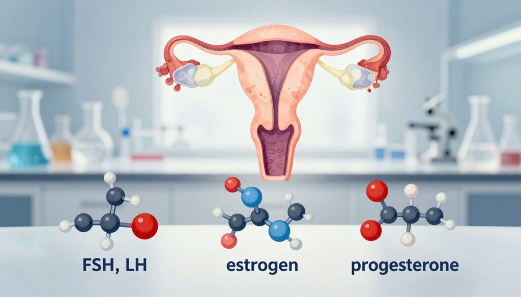 FSH LH estrogen progesterone hormones FSH LH estrogen progesterone hormones