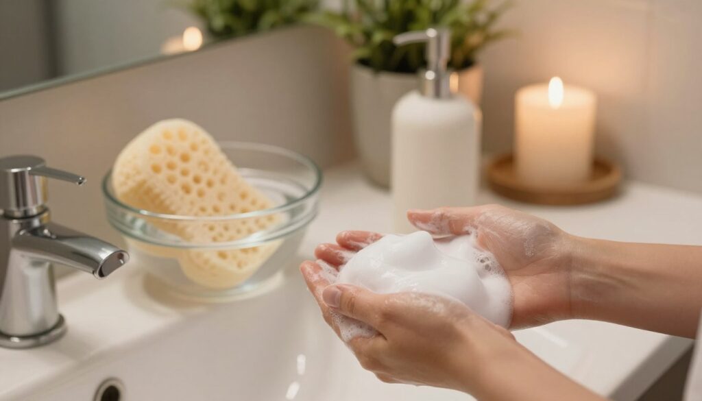 daily facial cleansing routine