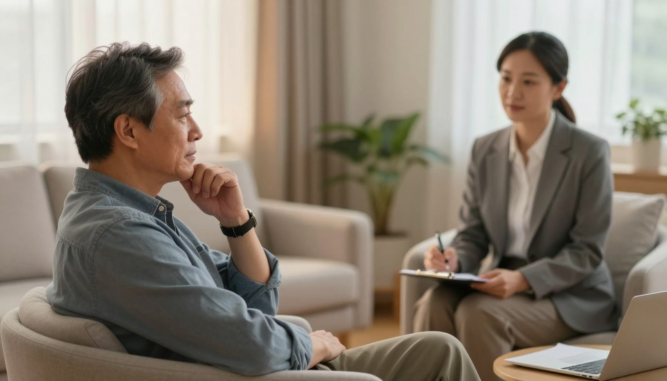 depression 50 year old male