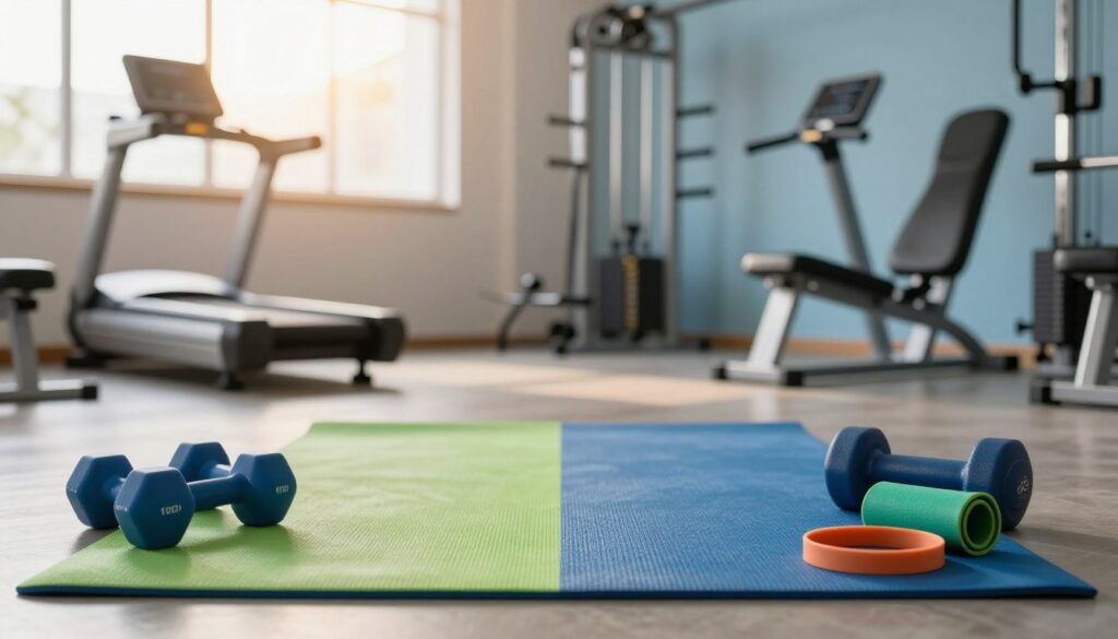 home workout is better or gym
