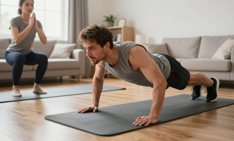 home workouts no equipment for men