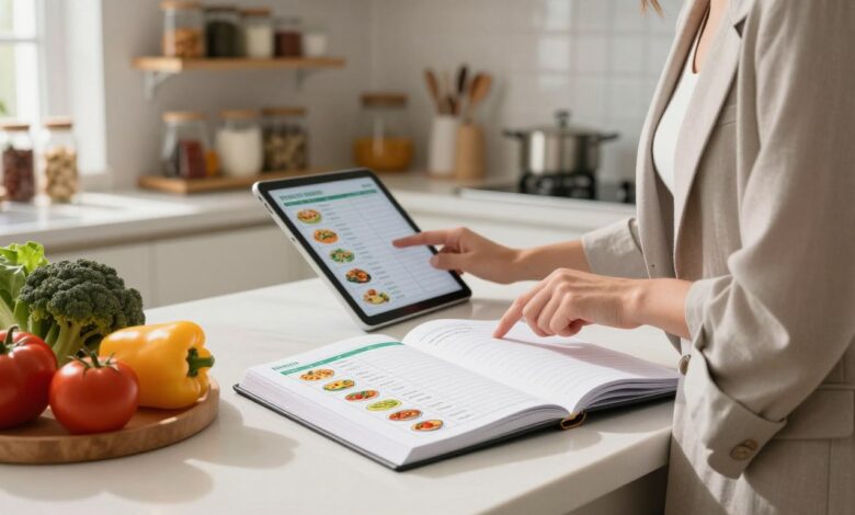 meal planning template google sheets