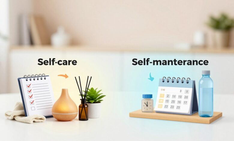 Self Care vs Self Maintenance