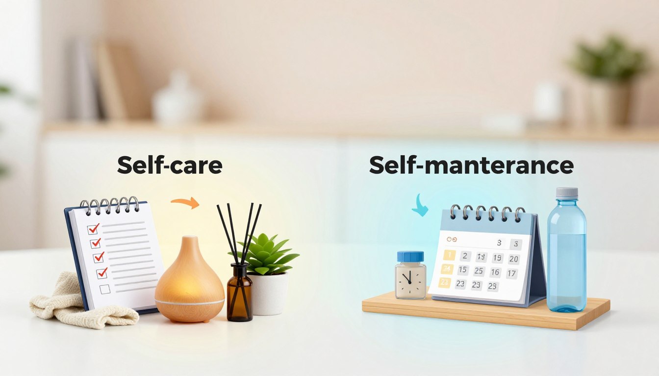 Self Care vs Self Maintenance